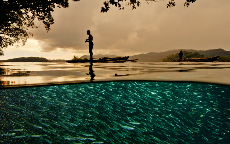 Papuan fishermen in Raja Ampat, Indonesia