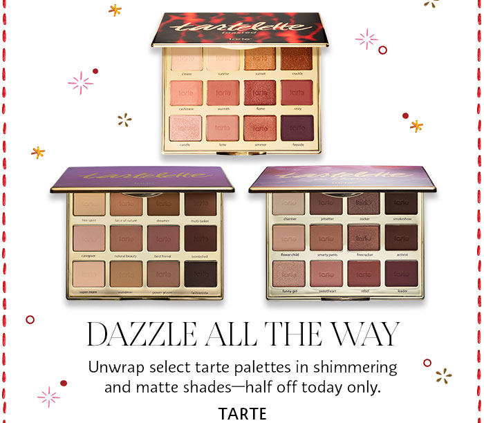 Tarte Palettes Half Off