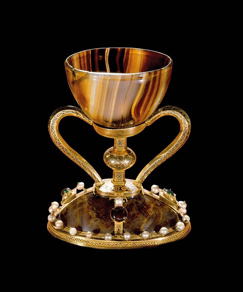 The Chalice of Valencia's intriguing inscriptions lead some to believe it could be the Holy Grail. Kept in a Spanish monastery until 1399, it was moved to the Valencia Cathedral by ther king of Aragon.