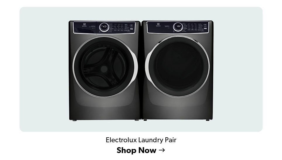 Electrolux Laundry Pair. Click to shop now.