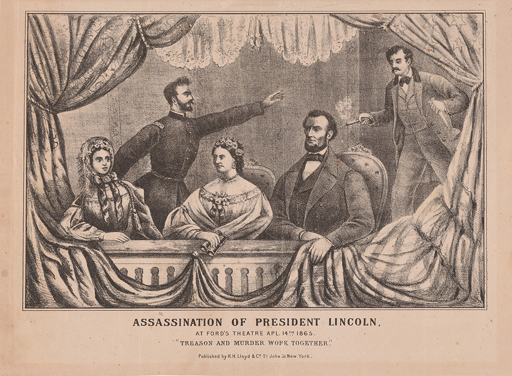 The assassination of President Lincoln