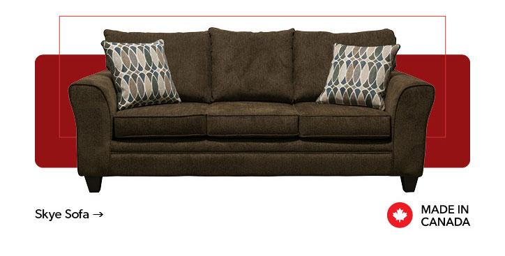 699 dollars and 99 cents. Featured Skye Sofa. Click to Shop.