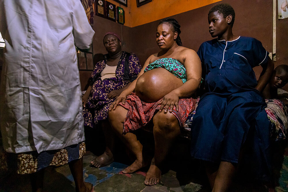 a pregnant woman in Nigeria