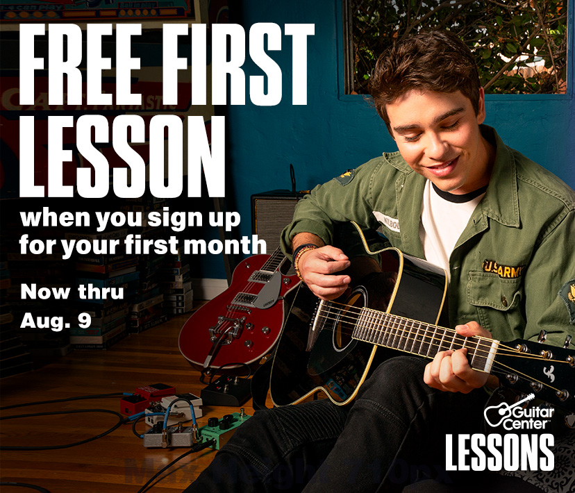 Free first lesson when you sign up for your first month. Now thru Aug. 9. Let’s Go