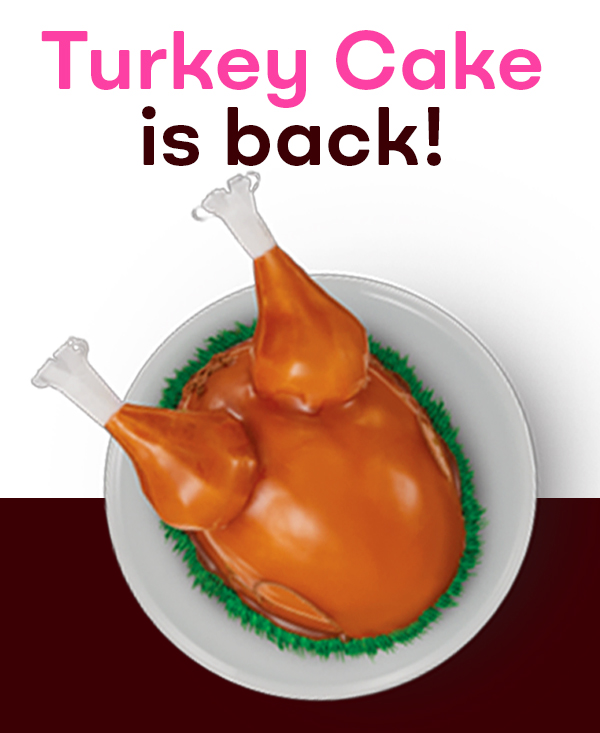 Turkey Ice Cream Cake "Turkey Cake is back!"