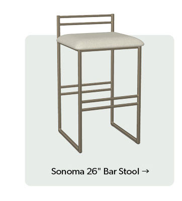 Sonoma Bar Stool. Click to shop now.