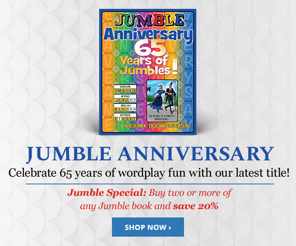 Get 20% OFF 2 or More Jumble Puzzle Books!