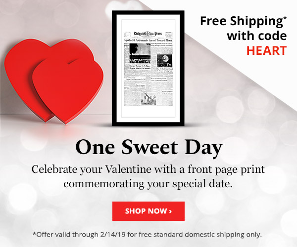 Get FREE Shipping on Our Top Valentine's Day Gift*