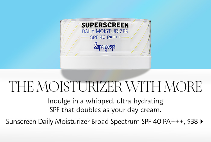 Supergoop! Superscreen Daily Moisturizer Broad Spectrum SPF 40 PA+++