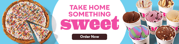 "Take Home Something Sweet" with Order Now button