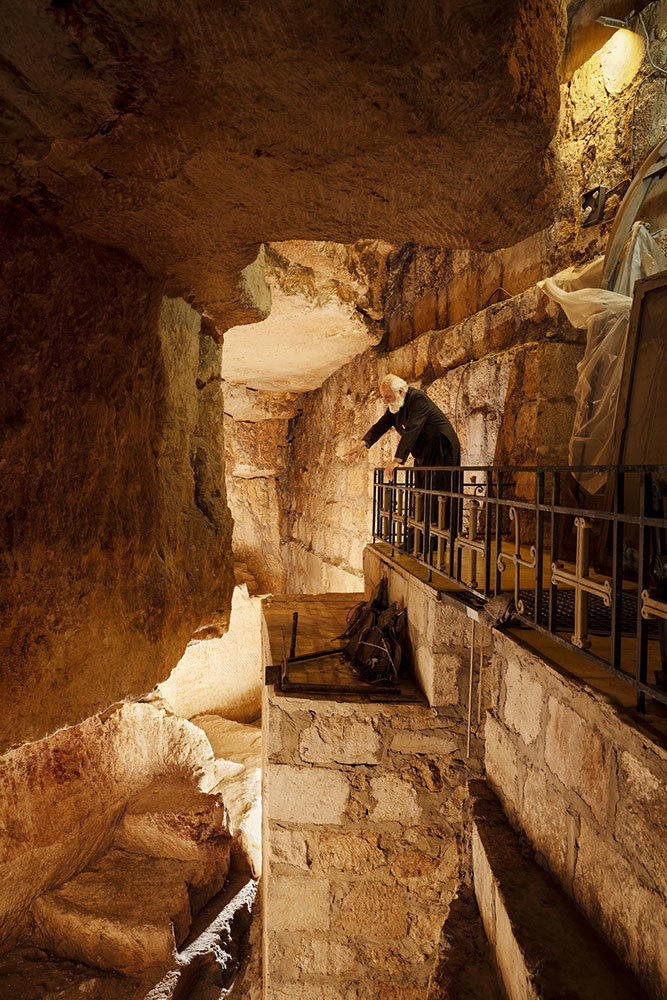 A quarry below the Church of the Holy Sepulchre