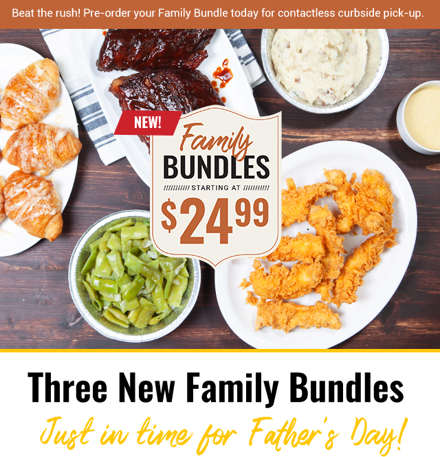 Three new Family Bundles just in time for Father''s Day!