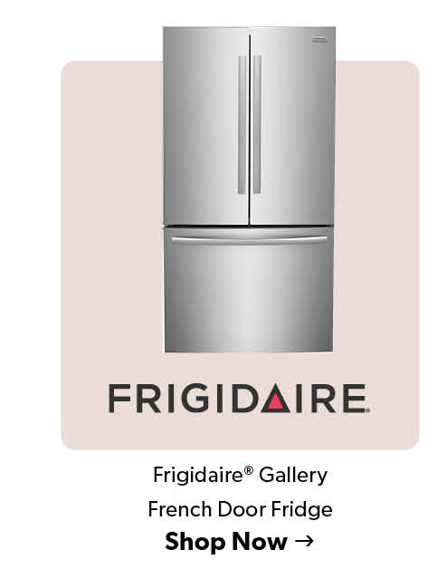 Frigidaire Gallery French Door Fridge. Click to shop.