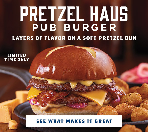 See What Makes the Pretzel Haus Pub Burger Great