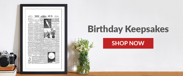 Celebrate a Special Date with Front Page Prints from The Baltimore Sun