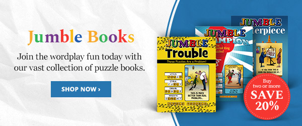 Get 20% OFF 2 or More Jumble Puzzle Books!