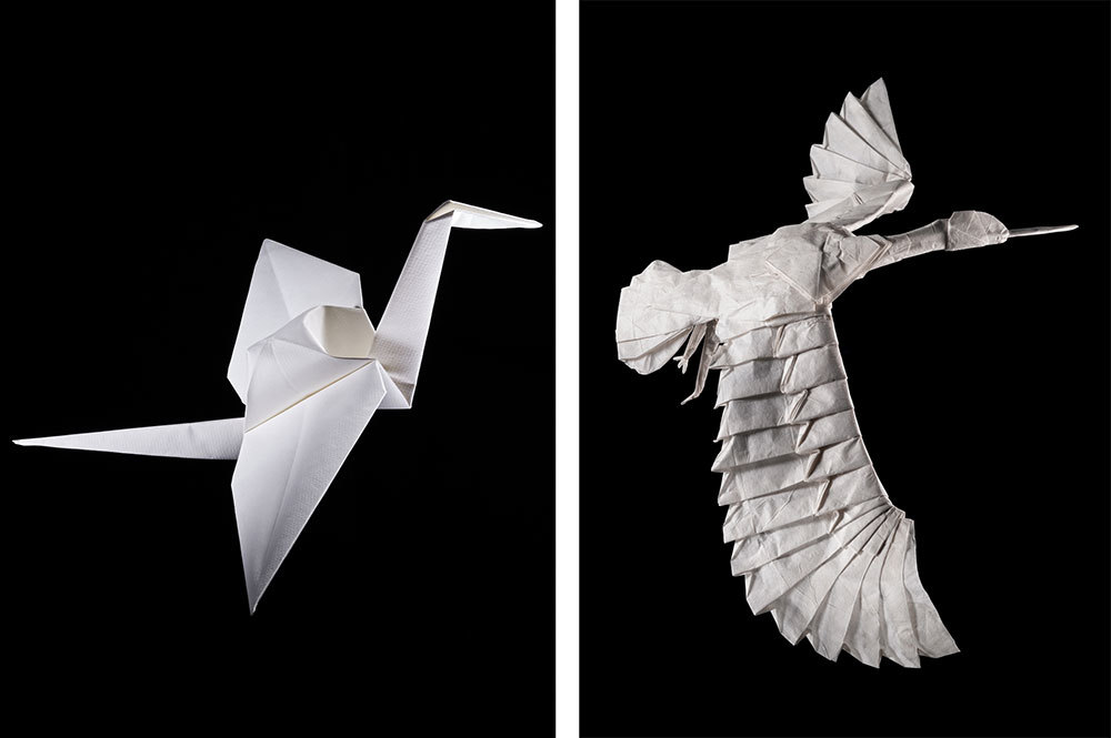 Images of classical and computer-aided origami models