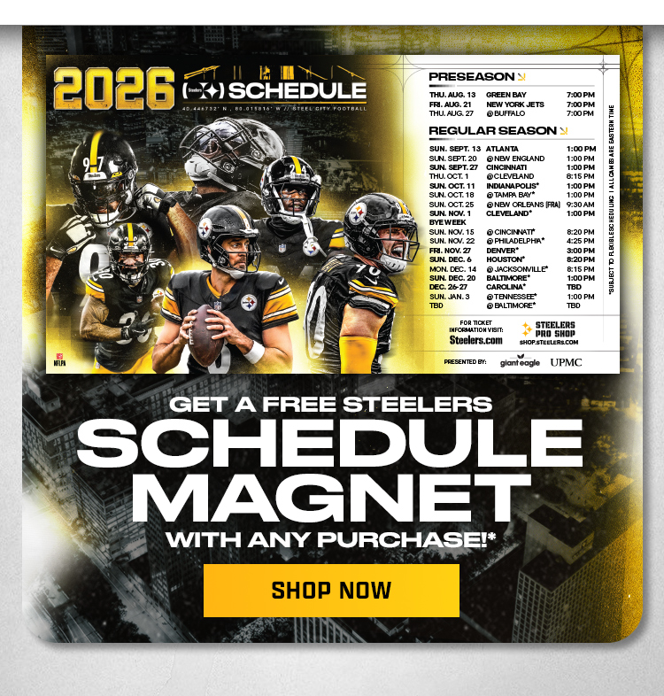 Get a Free Schedule Magnet with any Purchase