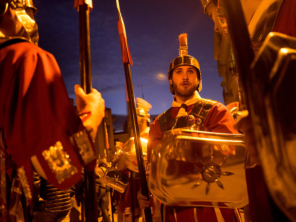 How often do the men in your life think about the Roman Empire? Maybe more than you think. They may not wear costumes, like these Catalan actors in Spain, but they could still be obsessed.