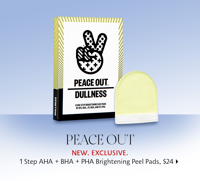 Peace Out 1 Step AHA + BHA + PHA Brightening Peel Pads