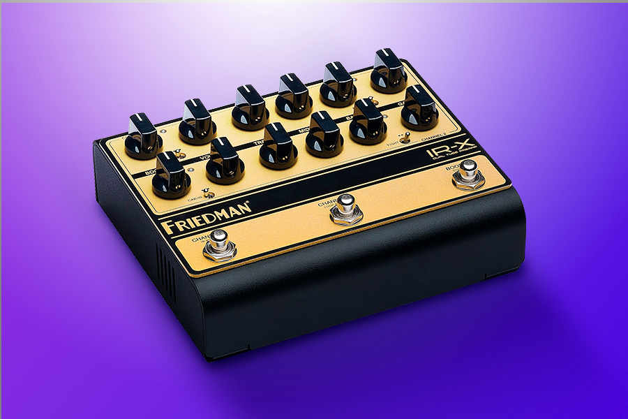 New Friedman IR-X Dual Tube Preamp Pedal