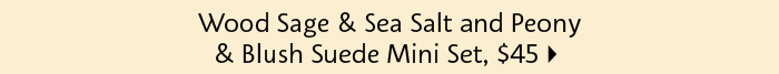 Jo Malone Wood Sage & Sea Salt/ Peony & Blush Suede Mini Set