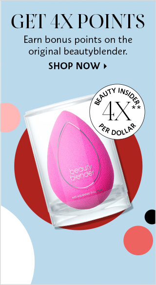 Get 4X Points Beautyblender