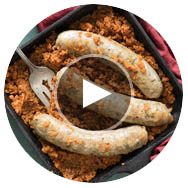 Cider-Braised Bratwurst