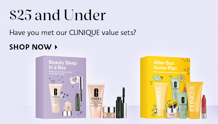 Shop Now Clinique Value Sets