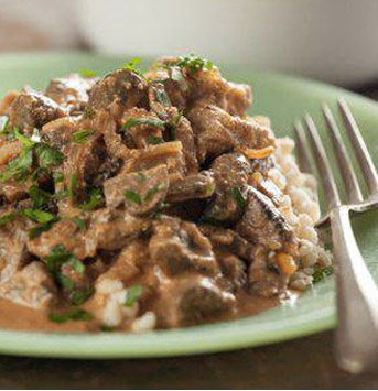 Mushroom Stroganoff