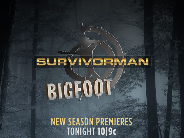 Survivorman: Bigfoot. New Season Premieres Tonight at 10/9c on Science Channel
