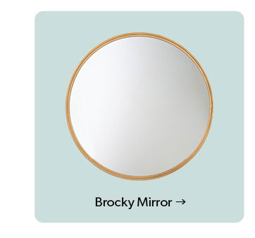 Brocky Mirror. Click to shop now.