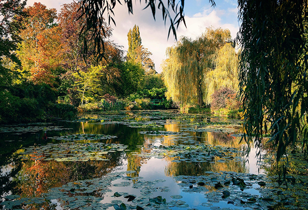 Claude Monet created this garden in Giverny, France, that inspired his water-lily series.