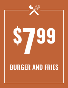 $7.99 Burger and Fries Coupon
