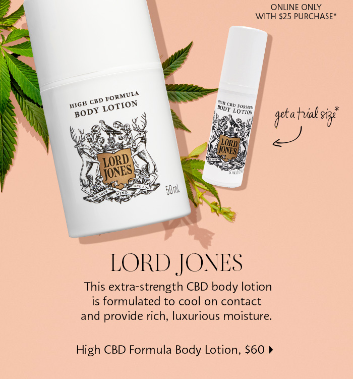 Lord Jones High CBD Formula Body Lotion