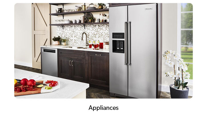 Click to shop Appliances