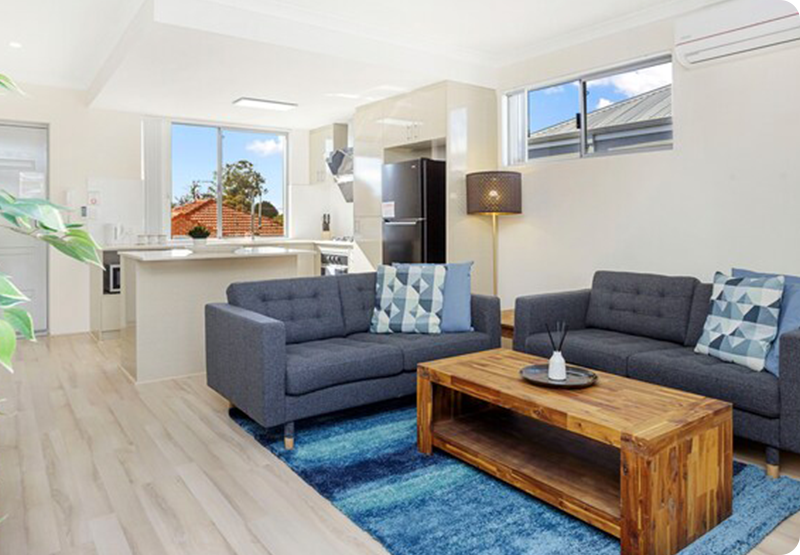 Enjoy the bright, airy comfort of a holiday home in Perth, Australia.