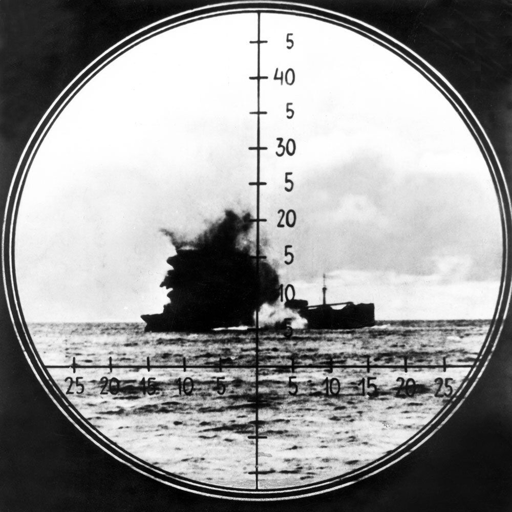 U-boat through a periscope