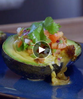 Video: A Stuffed Avocado Appetizer They'll Love