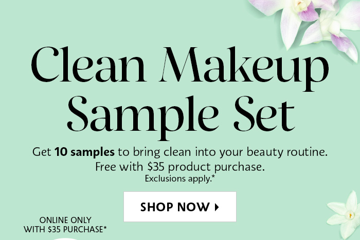 Clean Makeup Sample Set