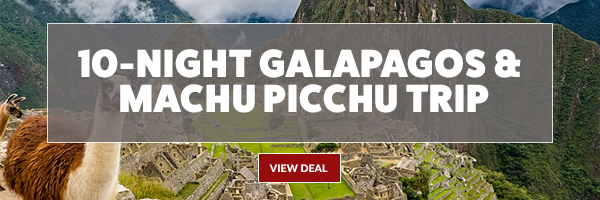 10-Night Galapagos & Machu Picchu Trip w/Hotels & Meals