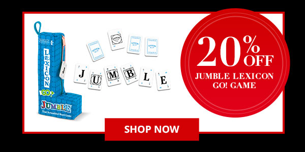 Get 20% OFF the Jumble Lexicon GO! Game