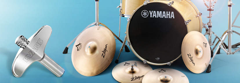 Rent drums at your local store. Get a free Evans drum key with any drum shell or cymbal rental. Now thru March 8. Get details