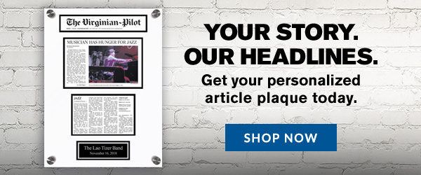 Shop Personalized Article Plaques from The Virginian-Pilot