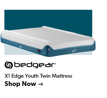 Bedgear X 1 Edge Mattress Twin Youth Mattress. Click to shop now.