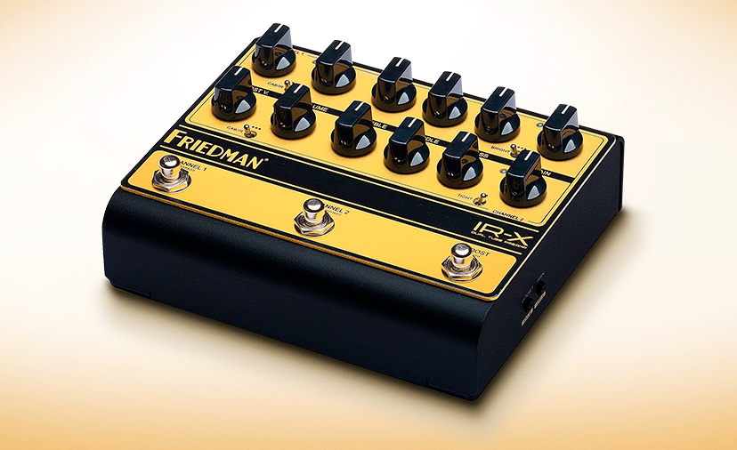 New Friedman IR-X Preamp Pedal. Three of Dave Friedman’s favorite IRs in a pedalboard-friendly design. Shop Now