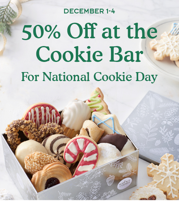 50% Off at the Cookie Bar for National Cookie Day