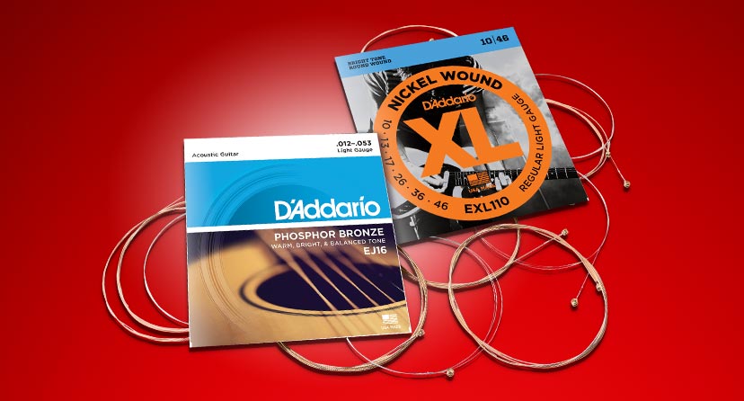 Free D’Addario XL or Phosphor Bronze strings with the purchase of any Setup. Now thru April 12. Get details