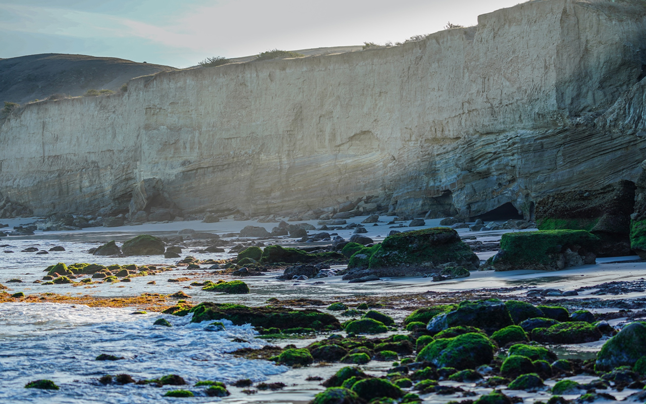 White sand beaches greet travelers who make the three-hour boat trip to Santa Rosa Island, one of the five isles composing California’s Channel Islands National Park.