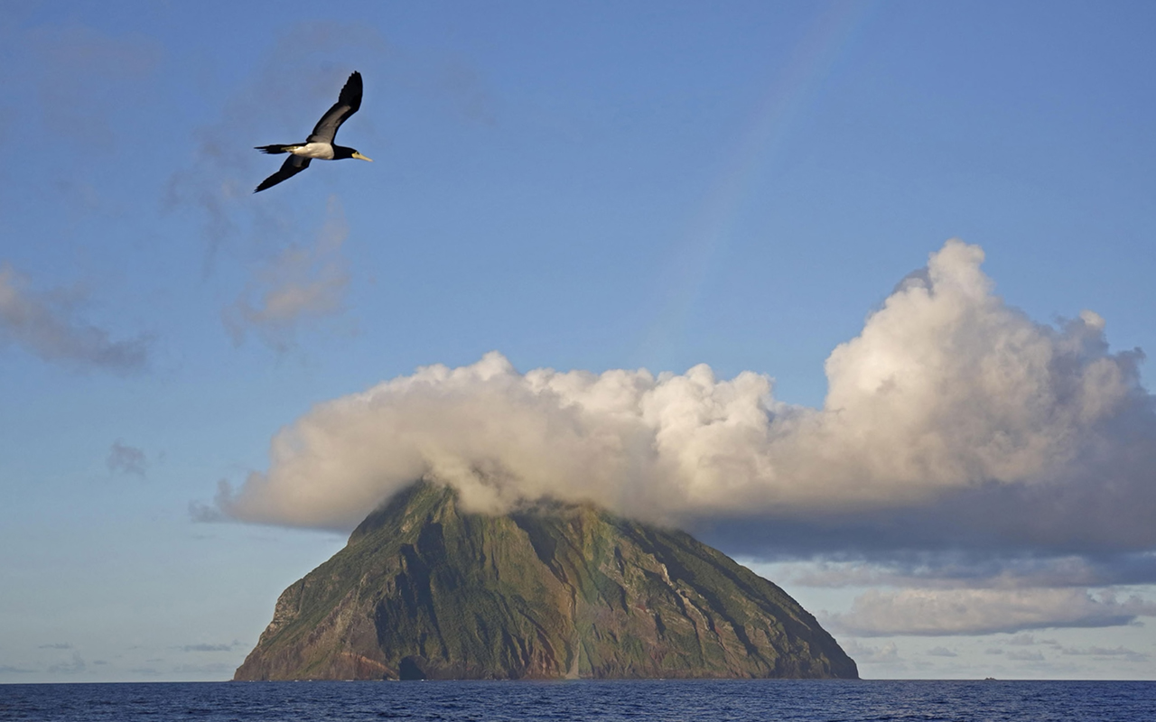 The earthquake, which was part of a series of deep aftershocks, struck hundreds of miles beneath Japan's Bonin Islands, shown here.